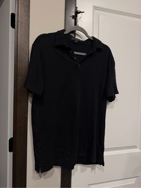 Robert Barakett Black Short Sleeve Polo